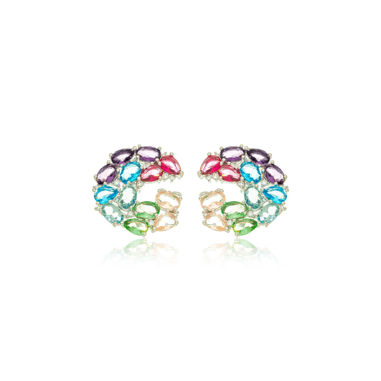 Colorful Crystals Earring